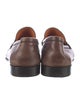 Santoni Leather Dress Loafers