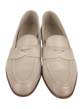 Santoni Leather Loafers