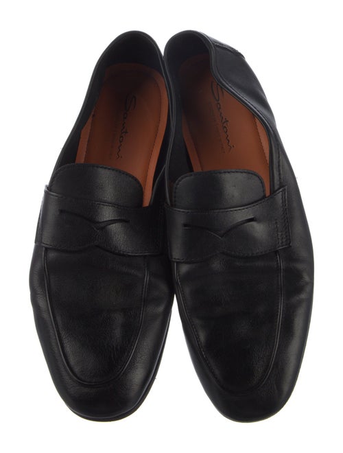 Santoni Leather Loafers
