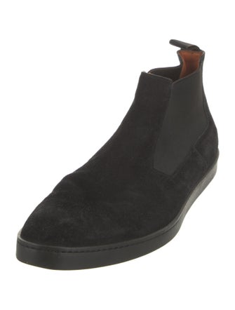 Santoni Suede Chelsea Boots