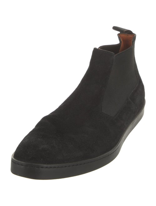 Santoni Suede Chelsea Boots