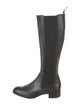 Santoni Leather Riding Boots