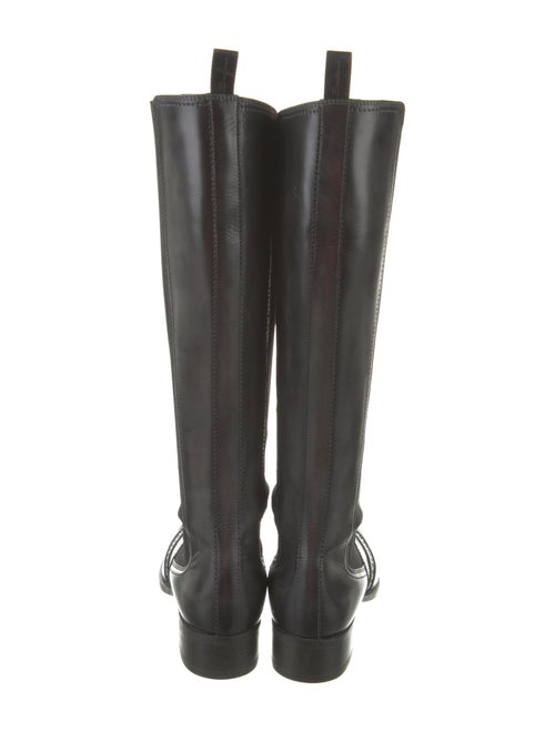 Santoni Leather Riding Boots