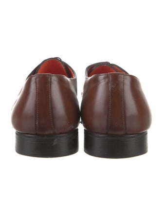 Santoni Leather Derby Shoes