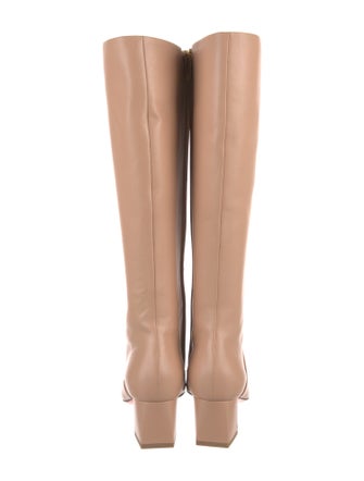 Santoni Leather Riding Boots