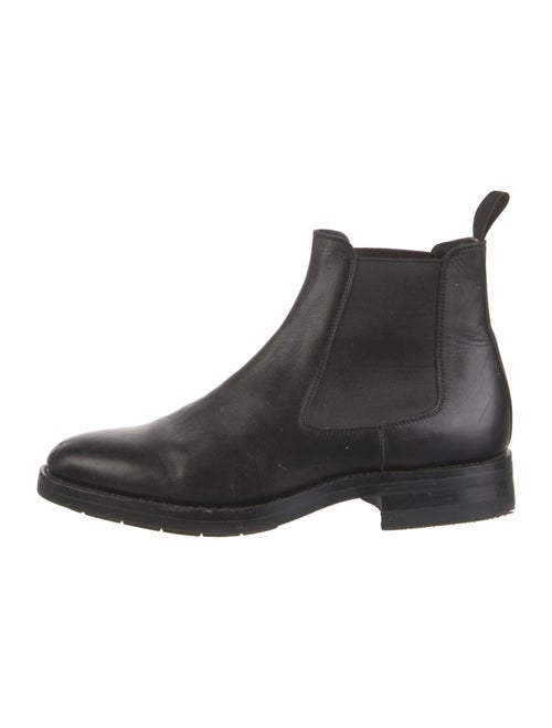 Santoni Leather Chelsea Boots