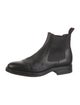 Santoni Leather Chelsea Boots