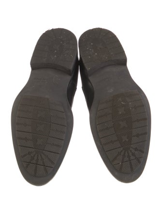 Santoni Leather Chelsea Boots