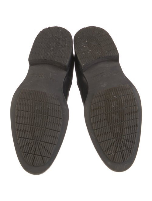 Santoni Leather Chelsea Boots