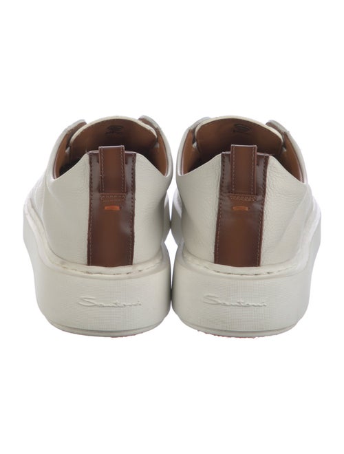 Santoni Leather Sneakers