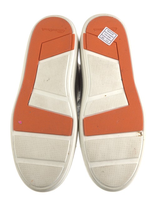 Santoni Suede Colorblock Pattern Sock Boots