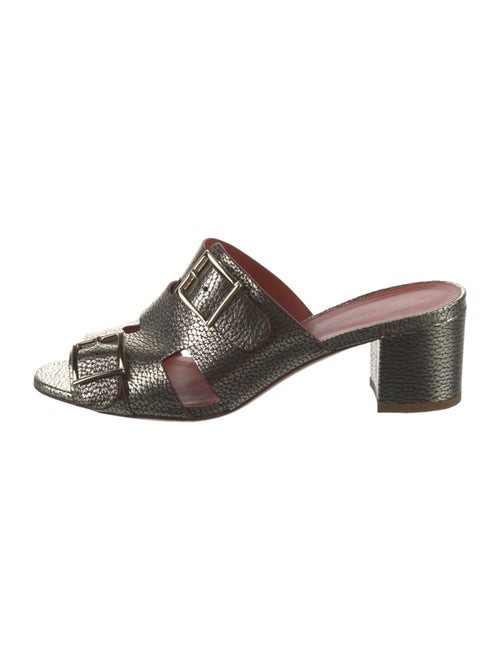 Santoni Leather Mules