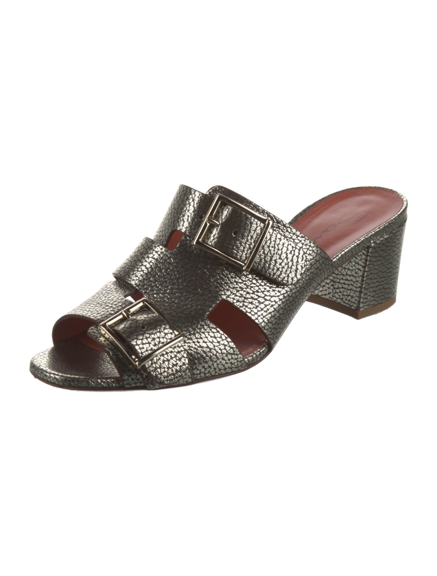 Santoni Leather Mules