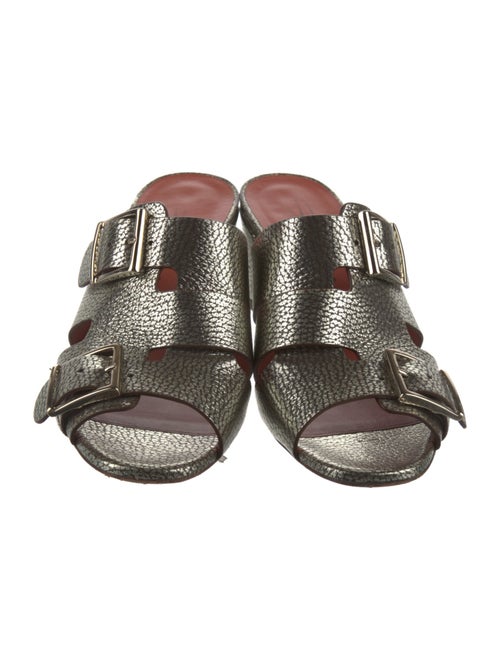 Santoni Leather Mules
