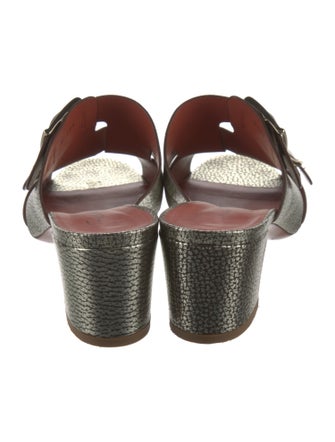 Santoni Leather Mules