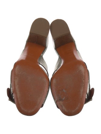 Santoni Leather Mules