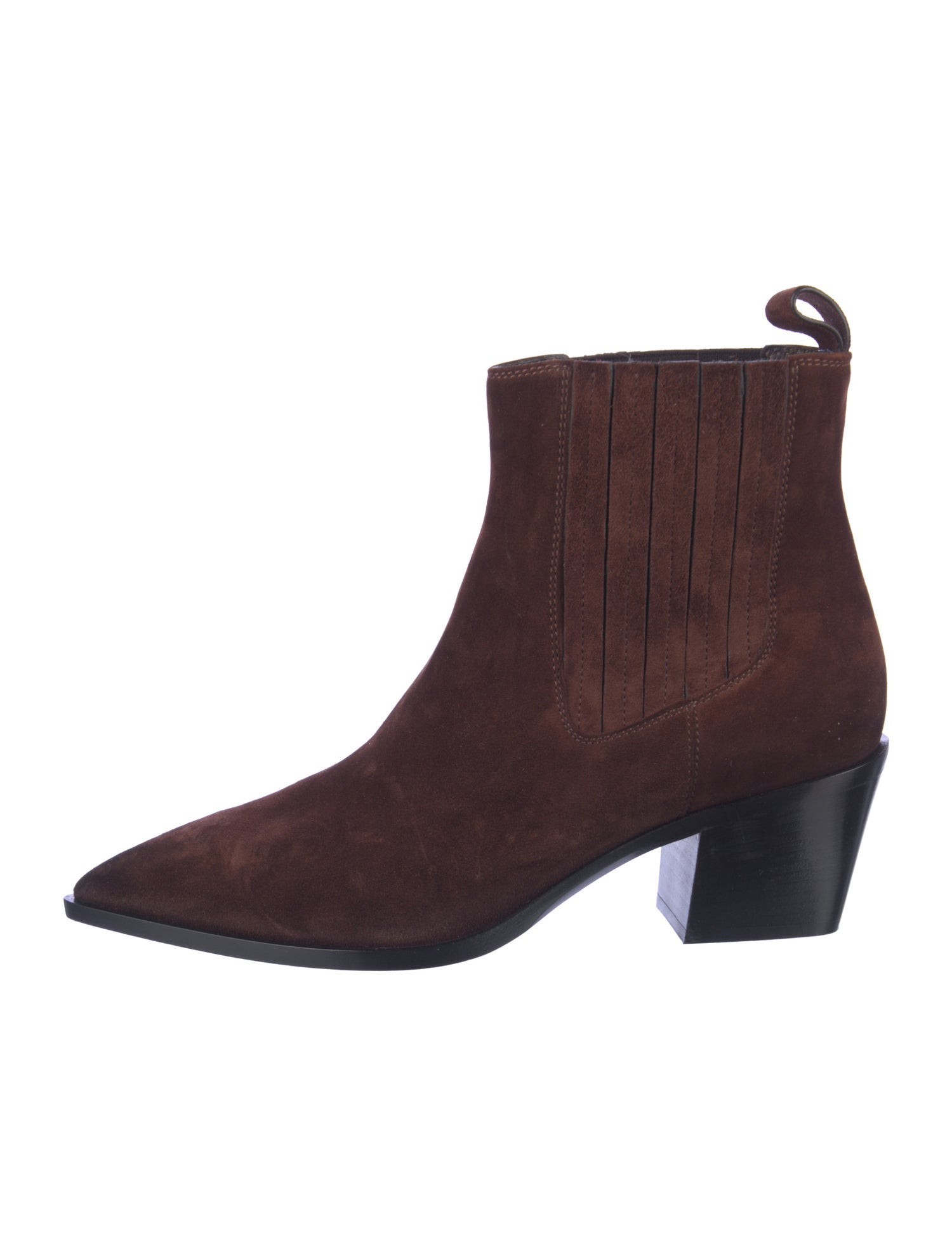 Santoni Suede Colorblock Pattern Chelsea Boots
