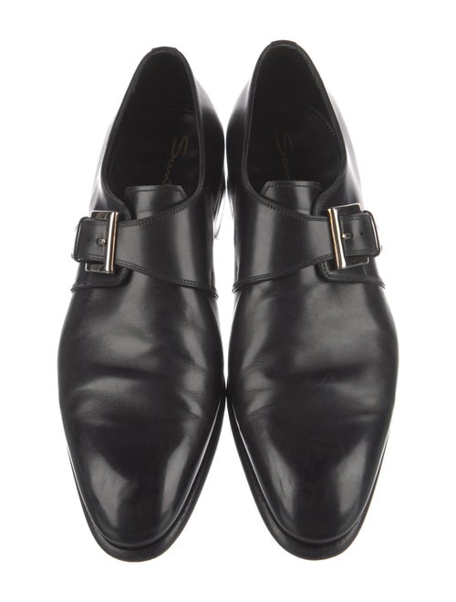 Santoni Leather Dress Loafers