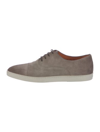 Santoni Suede Oxfords