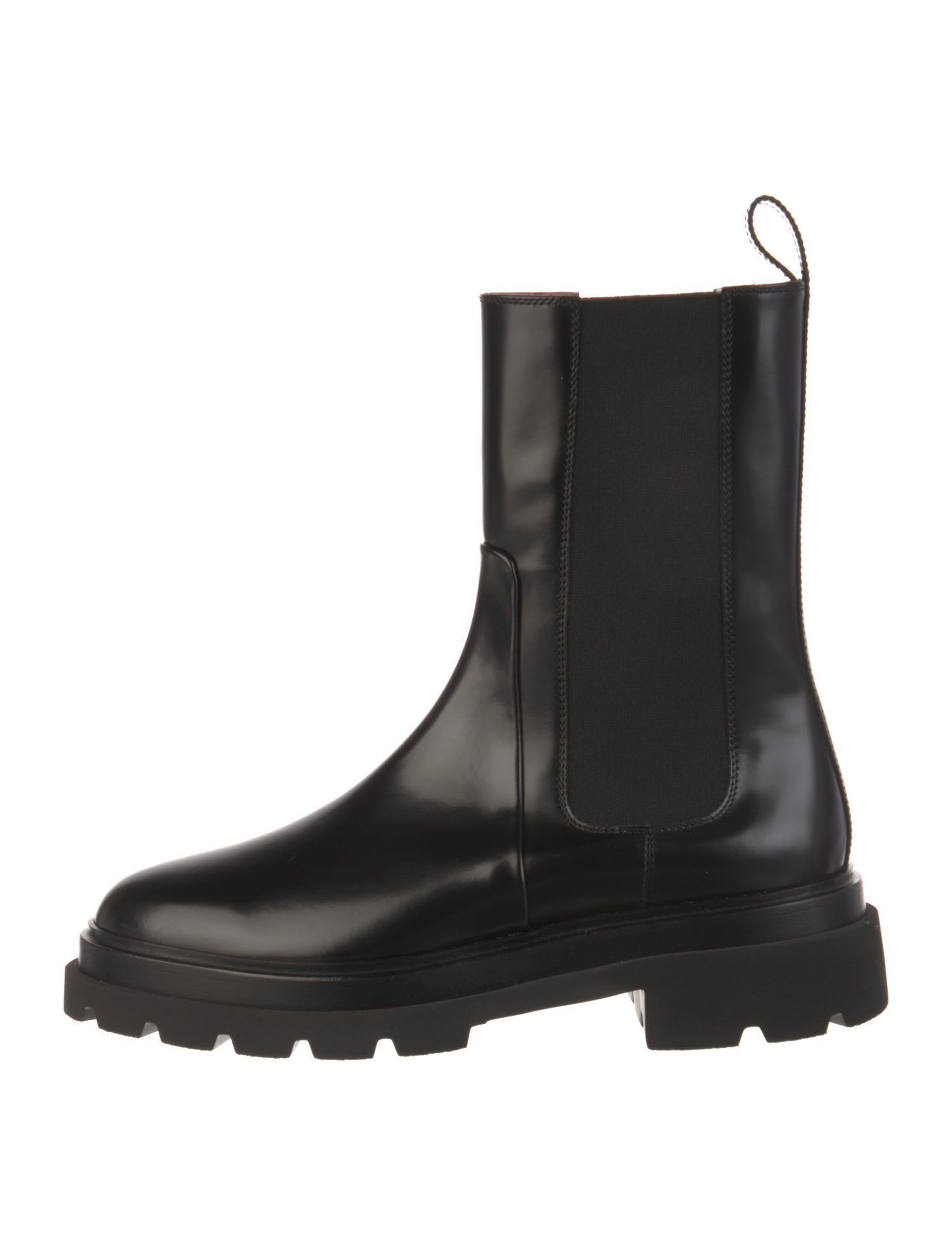 Santoni Leather Chelsea Boots