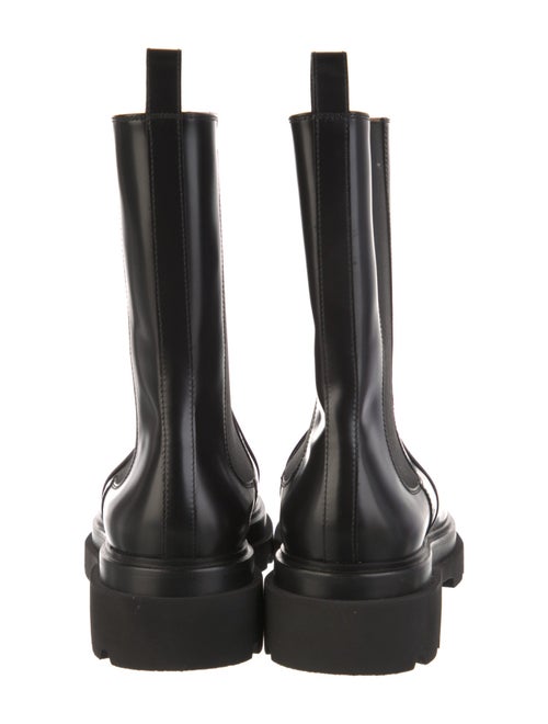 Santoni Leather Chelsea Boots