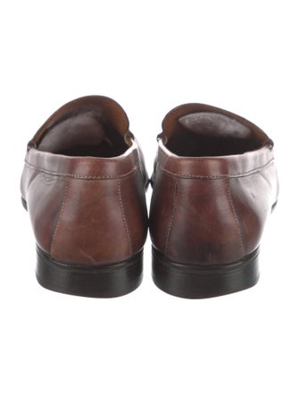Santoni Leather Loafers