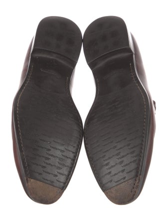 Santoni Leather Loafers