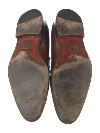 Santoni Leather Loafers