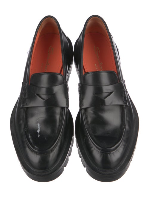 Santoni Leather Loafers