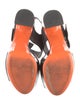 Santoni Leather Slingback Sandals