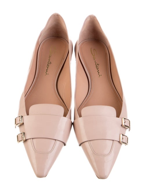 Santoni Patent Leather Flats