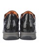Santoni Patent Leather Printed Sneakers