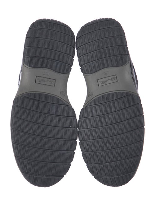 Santoni Patent Leather Printed Sneakers