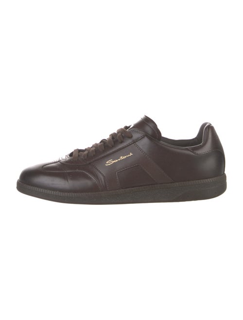 Santoni Leather Sneakers