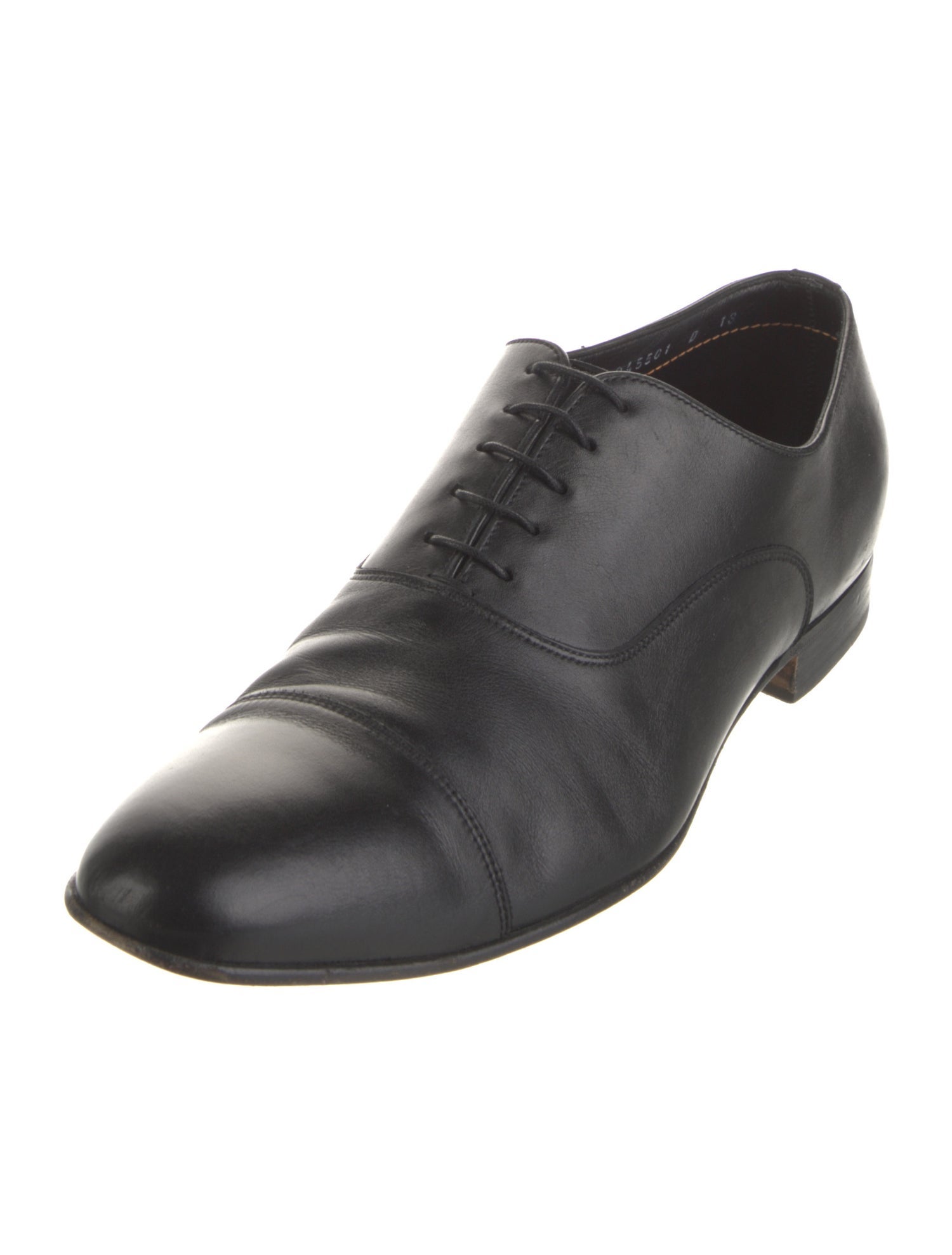 Santoni Leather Oxfords