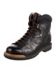 Santoni Leather Lace-Up Boots