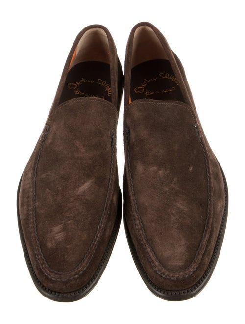 Santoni Suede Loafers