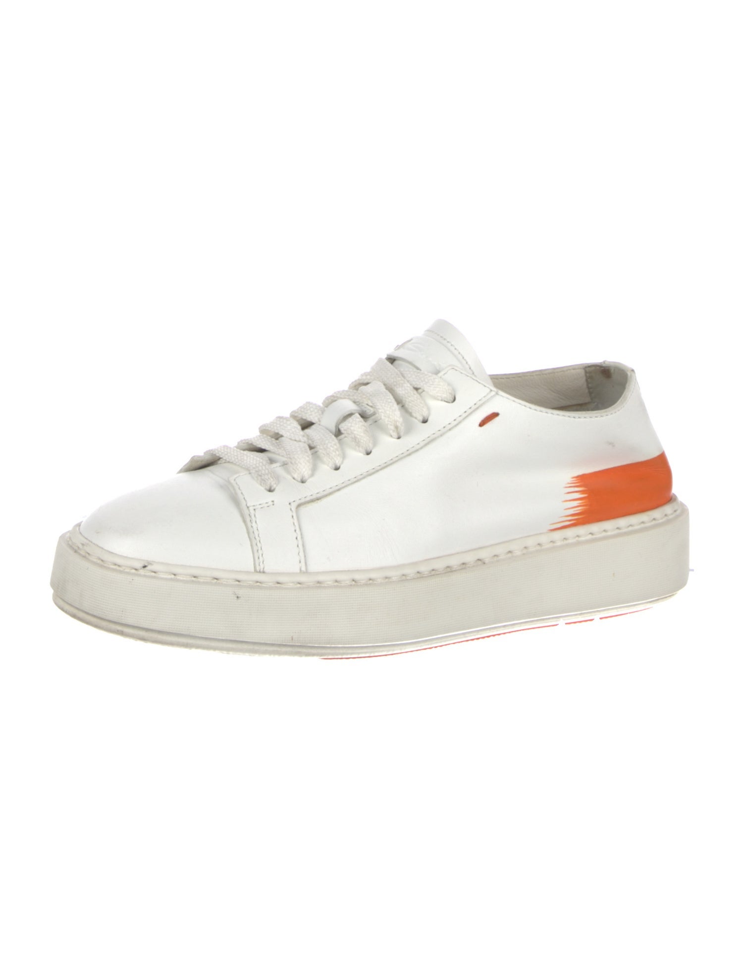 Santoni Leather Sneakers