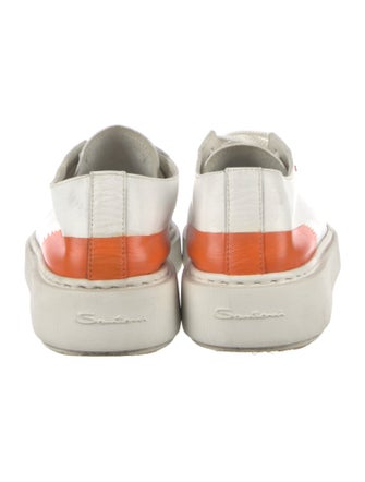 Santoni Leather Sneakers