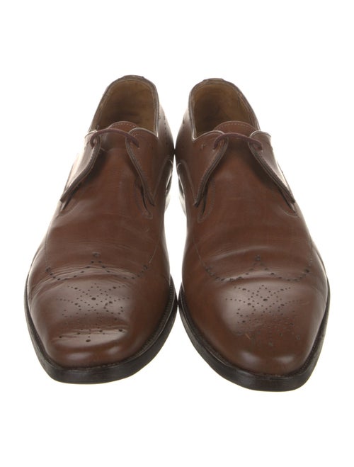 Santoni Leather Derby Shoes