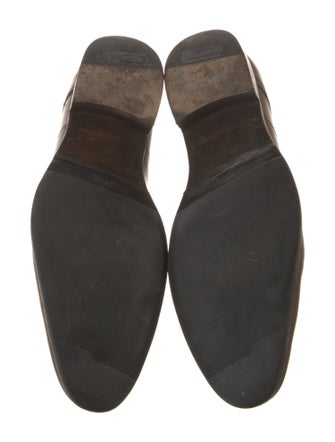 Santoni Leather Derby Shoes