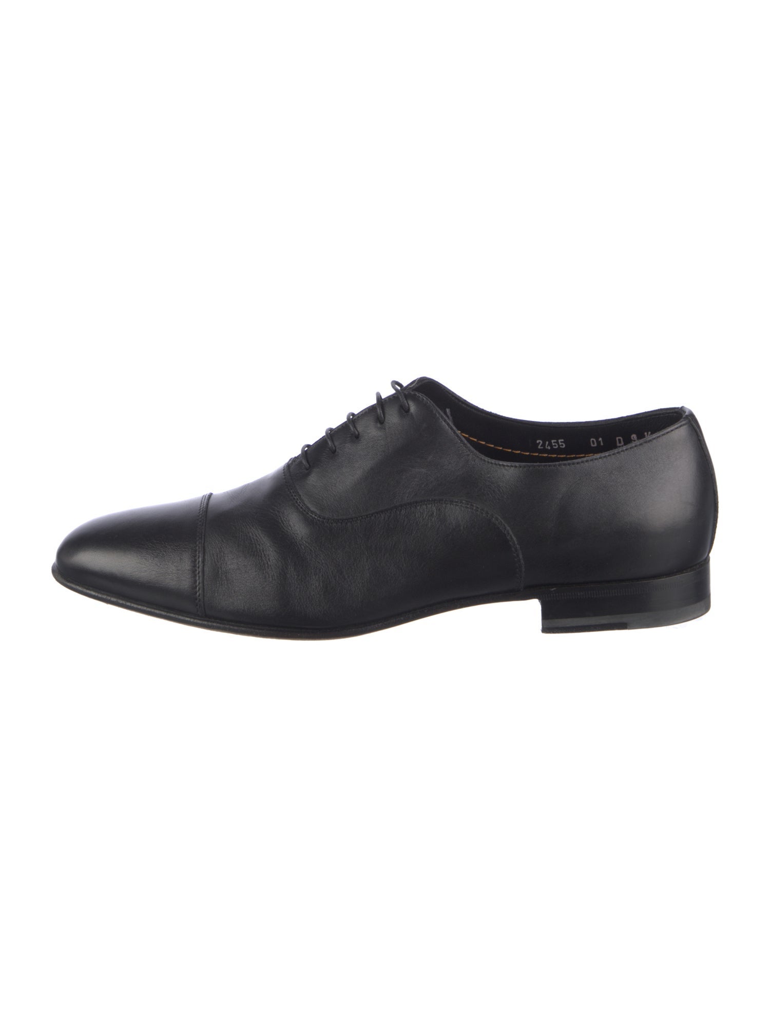 Santoni Leather Oxfords