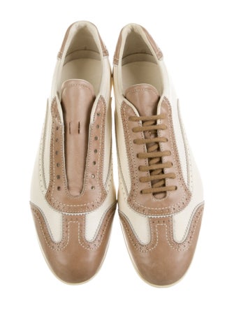 Santoni Leather Sneakers