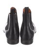 Santoni Leather Chelsea Boots