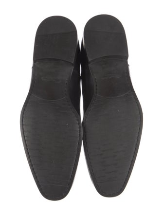 Santoni Leather Chelsea Boots