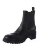 Santoni Leather Chelsea Boots