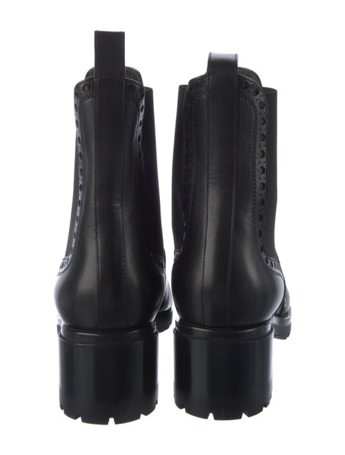 Santoni Leather Chelsea Boots