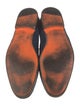 Santoni Suede Monk Straps