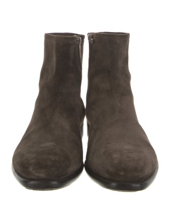 Santoni Suede Chelsea Boots