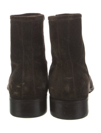 Santoni Suede Chelsea Boots